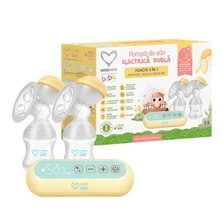 Pompa de san electrica dubla, 3 in 1, D262, EasyCare Baby 664063