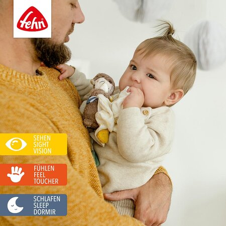 Jucarie pentru bebelusi Doudou, 0 luni+, Fehn 664153
