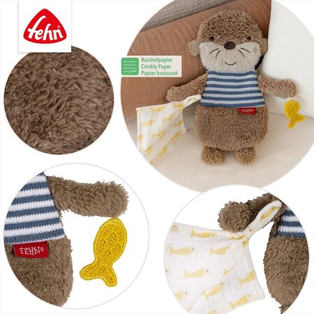 Jucarie fosnitoare Otter, 0 luni+, Fehn 664193