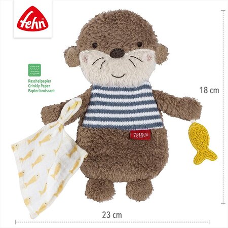 Jucarie fosnitoare Otter, 0 luni+, Fehn 664192