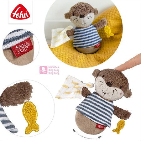 Jucarie Roly Poly Otter, 0 luni+, Fehn 664251