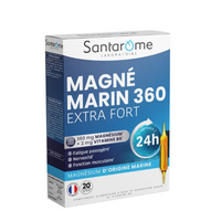 Magneziu Marin 360 Extra Fort, 20 fiole x 10 ml, Santarome