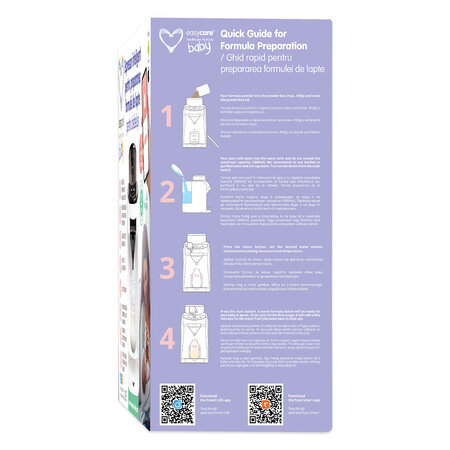 Espressor inteligent pentru prepararea formulei de lapte cu aplicatie, EasyCare Baby 664612