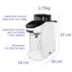 Espressor inteligent pentru prepararea formulei de lapte cu aplicatie, EasyCare Baby 664502
