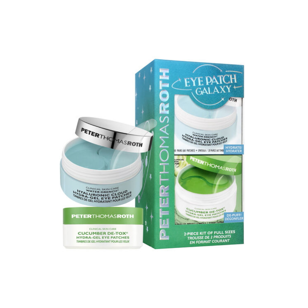 Pachet Plasturi pentru ochi Cucumber, 60 bucati + Plasturi pentru ochi Water Drench, 60 bucati, Peter Thomas Roth