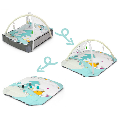 Salteuta educativa 5 in 1, Elefant, 0 luni+, Milly Mally 664762