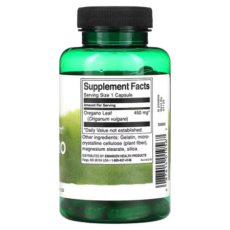 Oregano Full Spectrum, 90 capsule, Swanson 664881