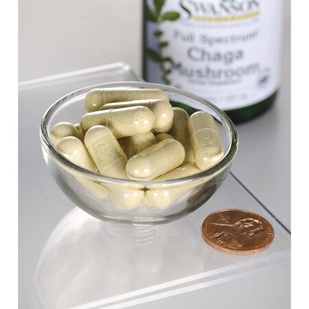 Chaga Mushroom, 400 mg, 60 capsule, Swanson 664921