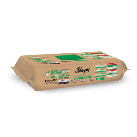 SLEEPY BIO EASY CLEAN SERVETELE UMEDE MULTISUPRAFETE TEA TREE&LIME 50 BUC 1327