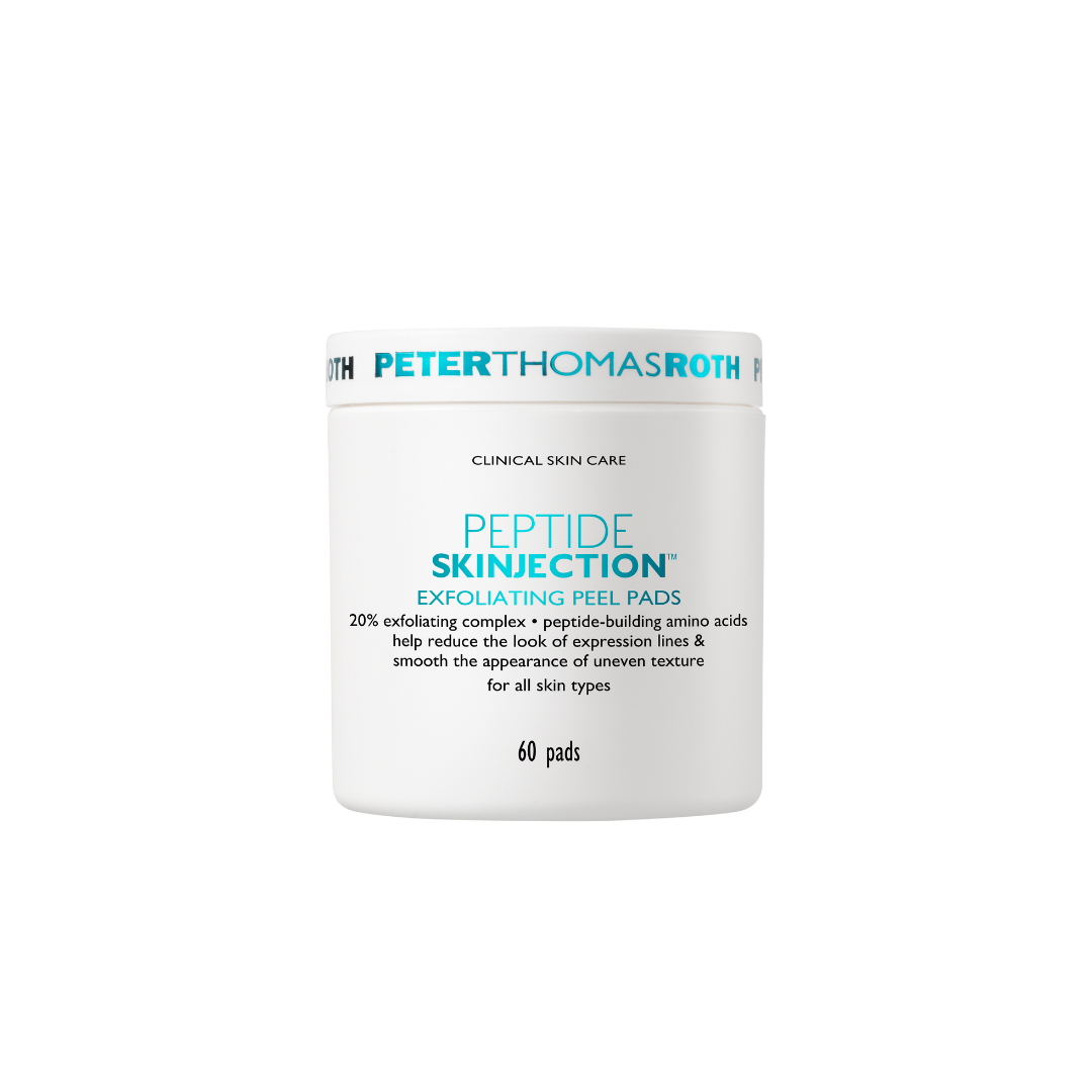 Dischete exfoliante pentru fata Peptide Skinjection Exfoliating, 60 buc, Peter Thomas Roth