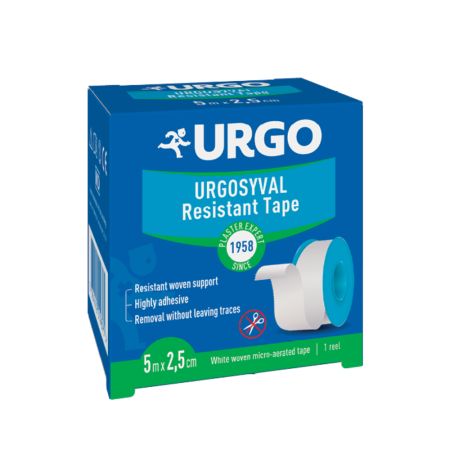 Leucoplast Syval, 2.5 cm x 5m, Urgo