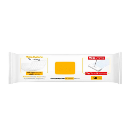 Lavete umede pentru curatare pardoseli Herbal Soap Easy Clean, 50 bucati, Sleepy 665049