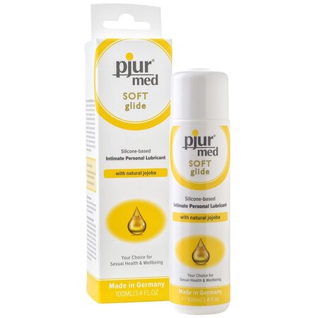 Lubrifiant pe baza de silicon Med Soft Glide, 100 ml, Pjur 665056