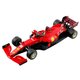 Masinuta Ferarri SF-23 cu casca Carlos Sainz, +14, Flat Red, Bburago 665125