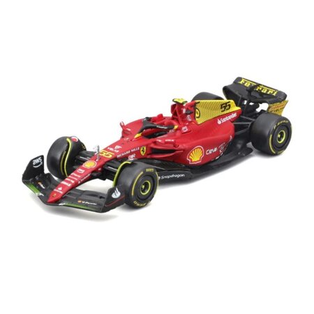 Macheta masinuta Ferrari F1-75 Italian GP Edition (2022) Charles Leclerc, +14 ani, 1:43, Bburago