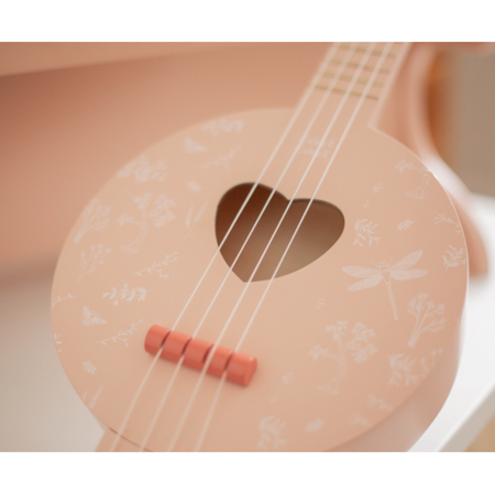 Jucarie din lemn Banjo, Pink, Label Label 665190