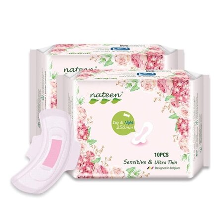 Absorbante Sensitive, Day, 10 bucati, Nateen 665361
