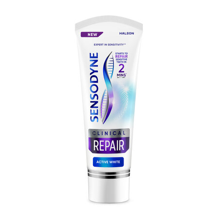 Pasta de dinti pentru sensibilitate dentara Clinical Repair Active White, 75 ml, Sensodyne 665377
