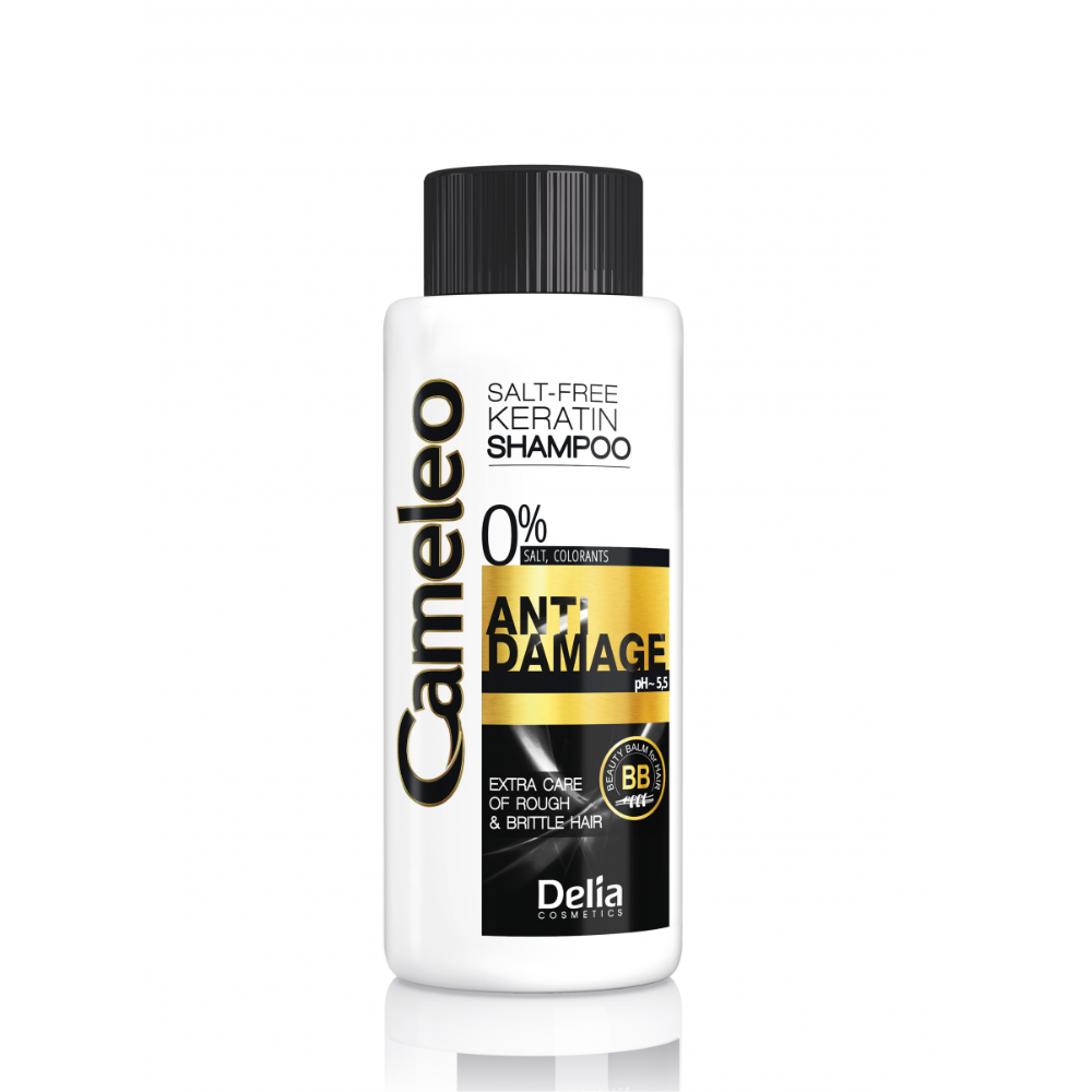 Sampon cu keratina pentru par deteriorat Cameleo, 50 ml, Delia Cosmetics