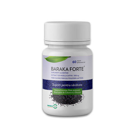 Pachet Baraka Forte, 500 mg, 60+60 capsule, Pharco 665455