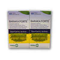 Pachet Baraka Forte, 500 mg, 60+60 capsule, Pharco