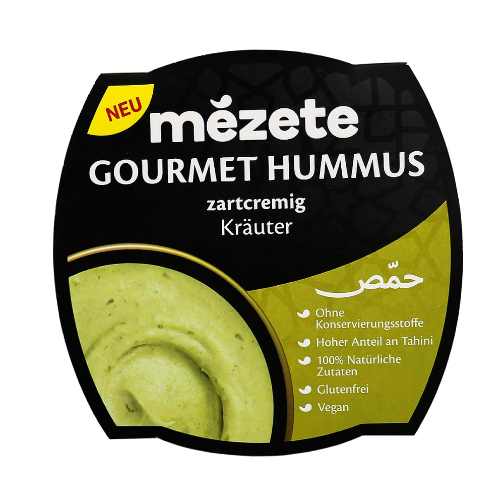 Hummus cu ierburi aromate, 215 g, Mezete Gourmet