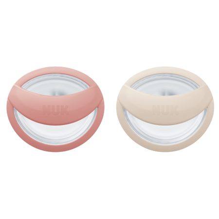 Set 2 suzete din silicon Mommy Feel, 0-9 luni, Rosu, Nuk 666199