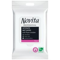 Servetele umede intime cu detivat din plante, 15 bucati, Novita