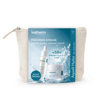 Pachet Crema hidratanta + Serum cu Peptide si HA Aquafil Hydra, 50 ml + 30 ml, Ivatherm
