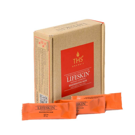 Masca antiacnee 100% Naturala Lifeskin, 15 plicuri x 7 g, THS Organic 666838