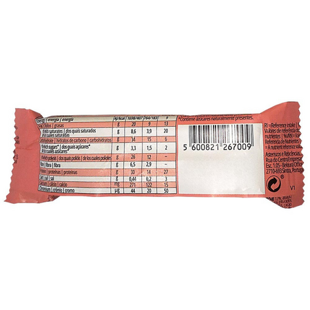 Baton proteic cu arahide si ciocolata, 45 g, The Gutsy Captain 762926