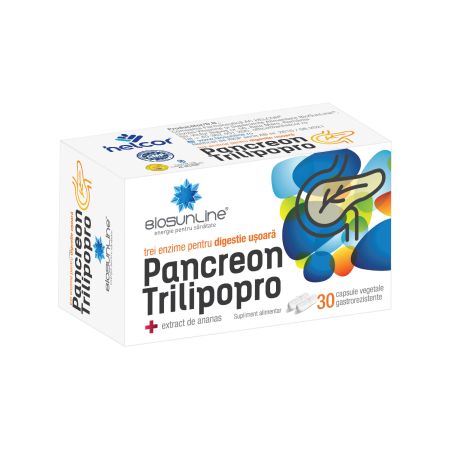 Pancreon Trilipopro, 30 capsule, BioSunLine