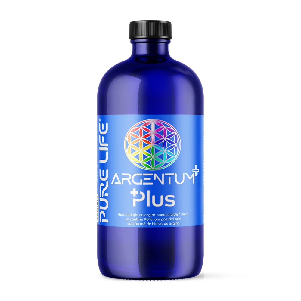 Argint nanocoloidal Argentum+ Plus, 480 ml, Pure Life