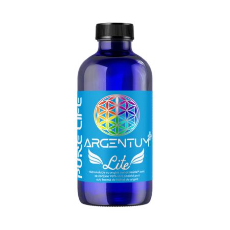 Argint Nanocoloidal Ionic Argentum+ Lite, 240 ml, Pure Life