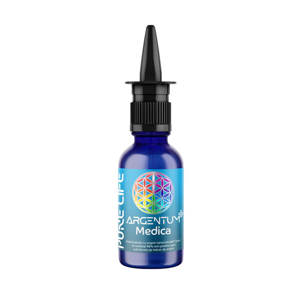 Argint nanocoloidal Argentum+ Medica, 30 ml, Pure Life