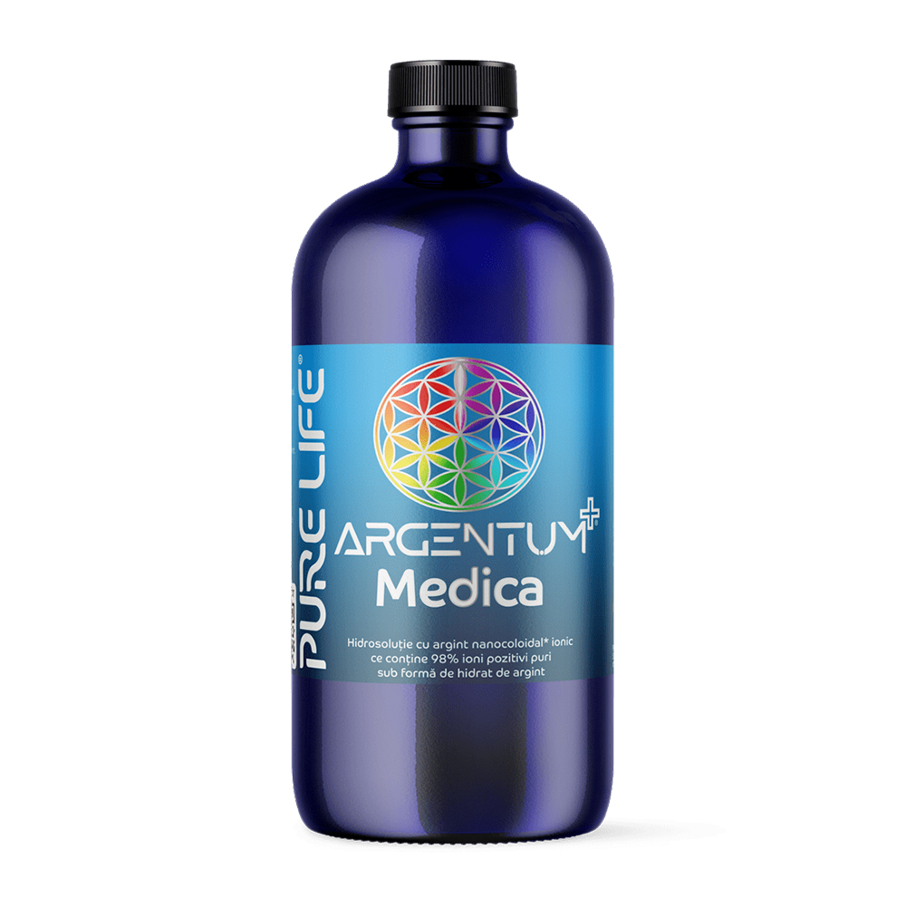 Argint nanocoloidal Argentum+ Medica, 480 ml, Pure Life