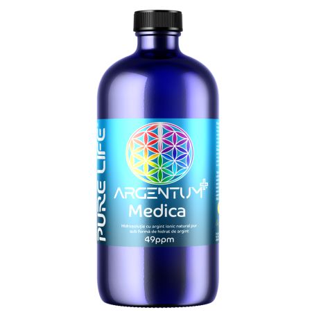 Argint nanocoloidal Argentum+ Medica, 480 ml, Pure Life