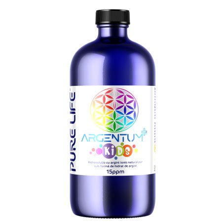Argint nanocoloidal Argentum+ Kids, 480 ml, Pure Life