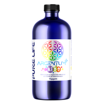 Hidrosolutie cu argint ionic Argentum+ Kids, 15 ppm, 480 ml, Pure Life