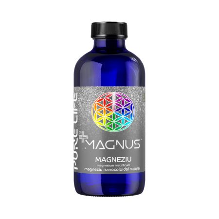 Magneziu nanocoloidal Minerals+ Magnus, 240 ml, Pure Life