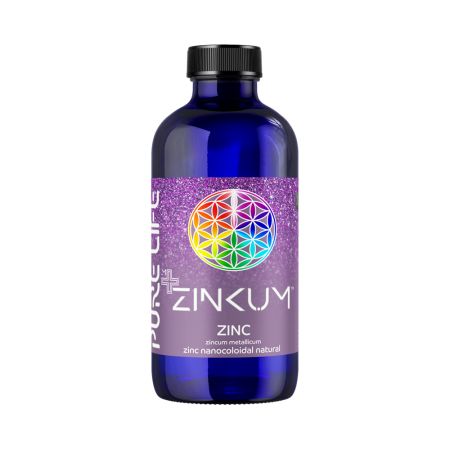 Zinc nanocoloidal Minerals+ Zinkum, 240 ml, Pure Life