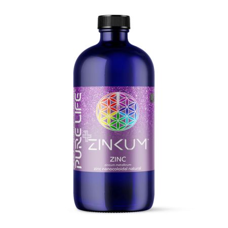 Zinc nanocoloidal Minerals+ Zinkum, 480 ml, Pure Life