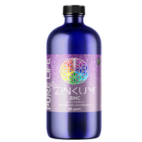 Hidrosolutie naturala cu zinc Minerals+ Zinkum, 25 ppm, 480 ml, Pure Life