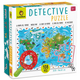 Puzzle Harta animalelor Detective, +6 ani, 108 piese, Ludattica 667141