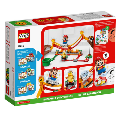 Set de extindere Plimbare pe valul cu lava Super Mario, Lego 667344