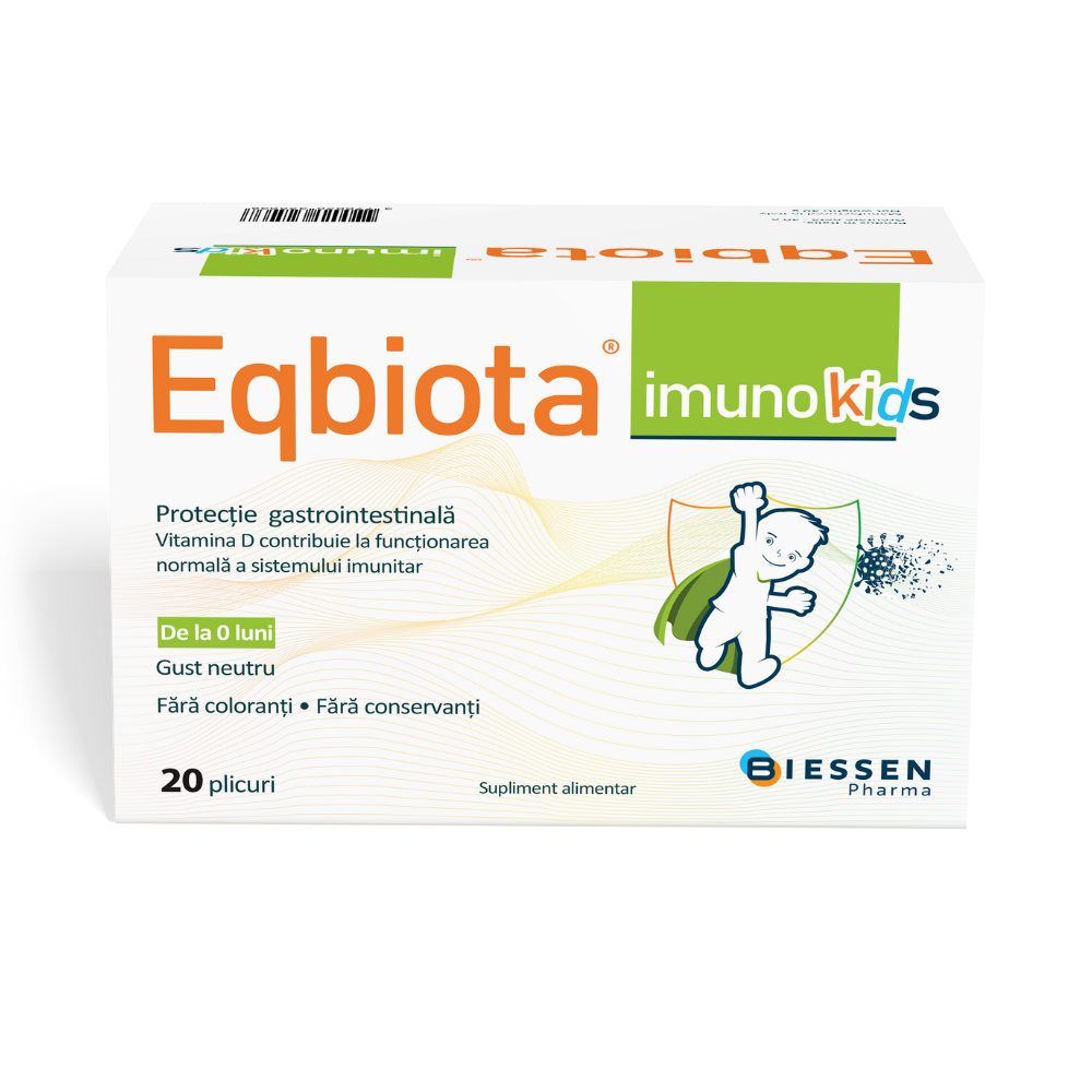 Eqbiota Imuno kids, 20 plicuri, Biessen Pharma