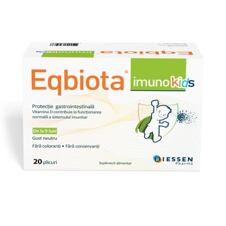 Eqbiota Imuno kids, 20 plicuri, Biessen Pharma