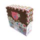 Covoras Puzzle Ursulet Fetita, 92 x 92 cm, +3 ani, Babygreat 667563