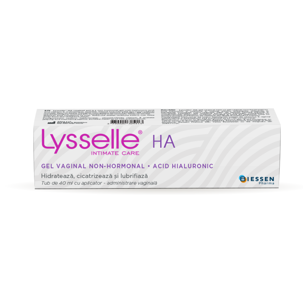 Lyssella HA gel vaginal nonhormonal, 40 ml, tub cu aplicator, Biessen Pharma