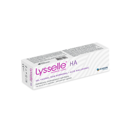 Lysselle HA gel vaginal nonhormonal, 40 ml, tub cu aplicator, Biessen Pharma